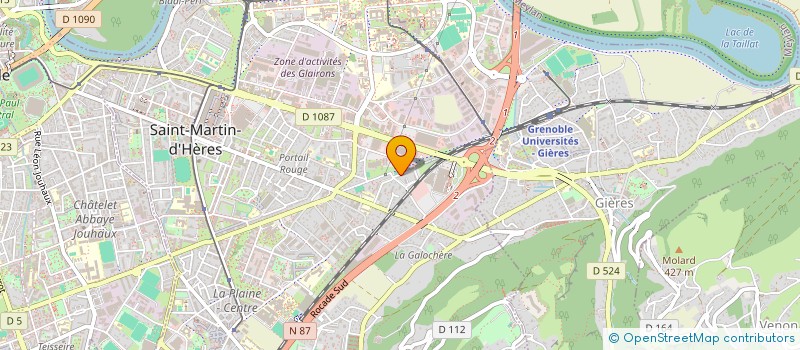 localisation de l'entreprise MONSIEUR SALIM GUERRAICH  SAINT-MARTIN-D'HERES