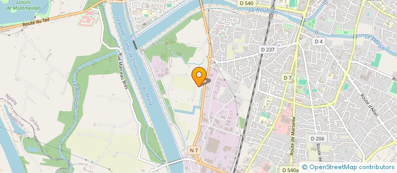 localisation de l'entreprise MONSIEUR SALIM GUERZIZE  MONTELIMAR