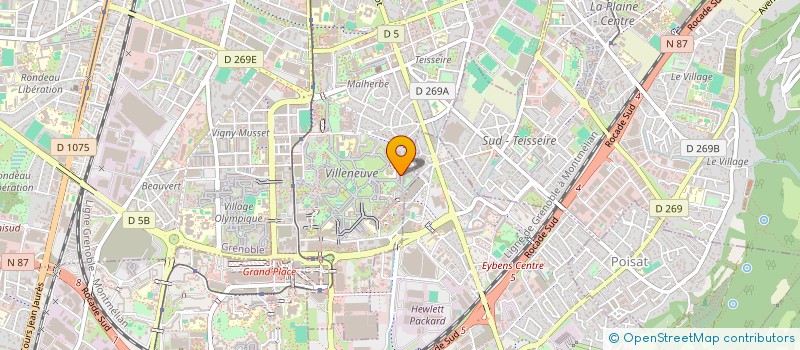 localisation de l'entreprise MONSIEUR SALIM GUIRASSY  GRENOBLE