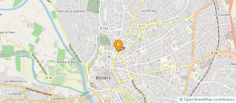 localisation de l'entreprise MONSIEUR SALIM HADID à BEZIERS