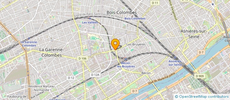 localisation de l'entreprise MONSIEUR SALIM HAMACHE à BOIS-COLOMBES