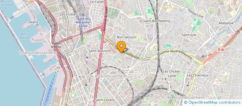 localisation de l'entreprise MONSIEUR SALIM HAMMOU à MARSEILLE