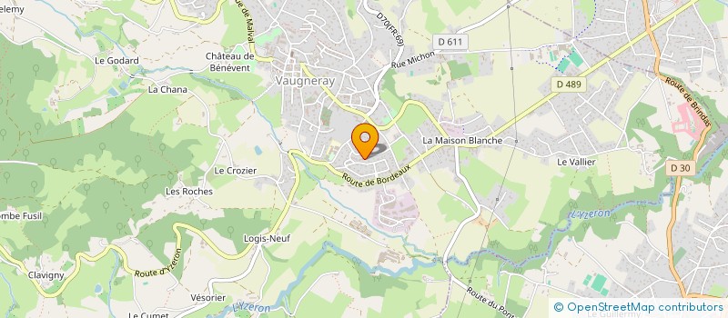 localisation de l'entreprise MONSIEUR SALIM HERMASSI  VAUGNERAY