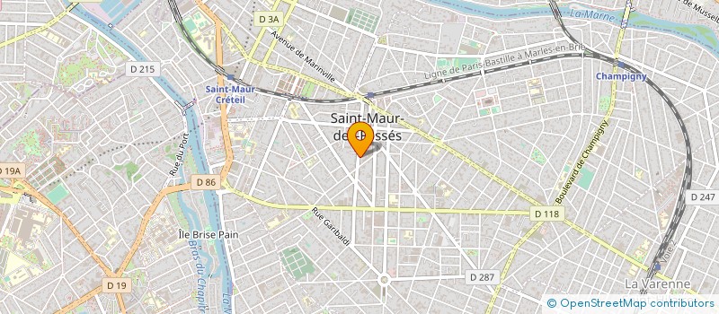 localisation de l'entreprise MONSIEUR SALIM HOUSSENALY à SAINT-MAUR-DES-FOSSES