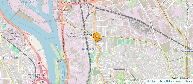 localisation de l'entreprise MONSIEUR SALIM IBRAHIM  SAINT-FONS