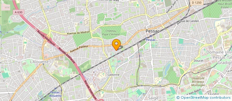 localisation de l'entreprise MONSIEUR SALIM IDRIS BEY  PESSAC