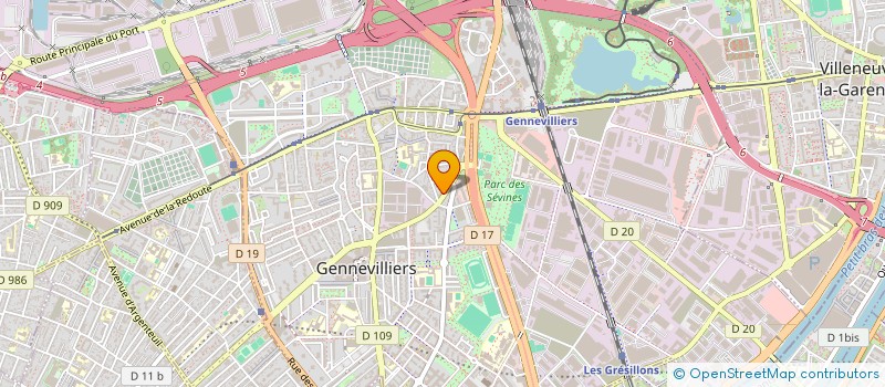 localisation de l'entreprise MONSIEUR SALIM INCEKALAN à GENNEVILLIERS
