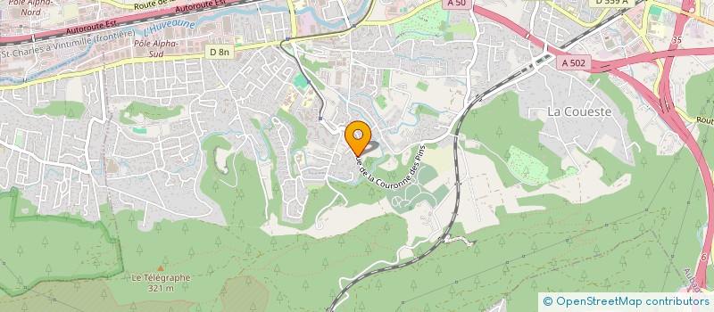 localisation de l'entreprise MONSIEUR SALIM KATTOUM  AUBAGNE