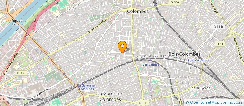 localisation de l'entreprise MONSIEUR SALIM KEDDAR à COLOMBES