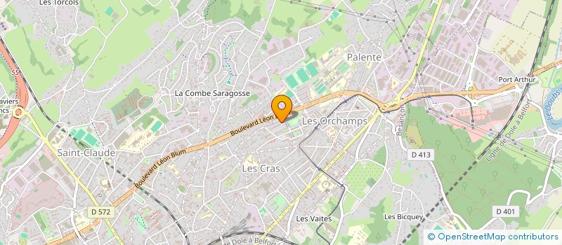 localisation de l'entreprise MONSIEUR SALIM KELLACHA à BESANCON