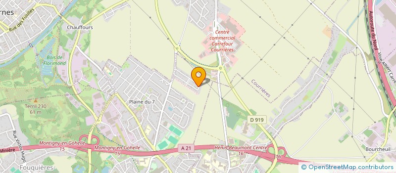 localisation de l'entreprise MONSIEUR SALIM KERRAR  MONTIGNY-EN-GOHELLE