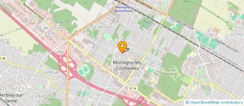 localisation de l'entreprise MONSIEUR SALIM KHADIR  MONTIGNY-LES-CORMEILLES