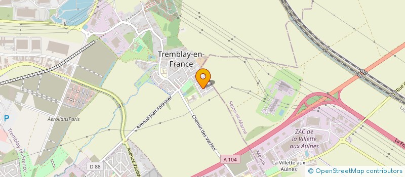 localisation de l'entreprise MONSIEUR SALIM KHERCHI à TREMBLAY-EN-FRANCE