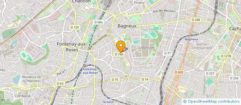 localisation de l'entreprise MONSIEUR SALIM KOUSKOUSSOU à BAGNEUX