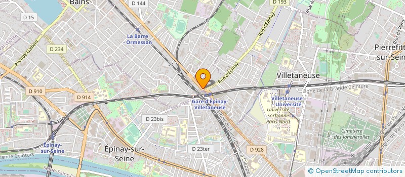 localisation de l'entreprise MONSIEUR SALIM KRAIEM  DEUIL LA BARRE