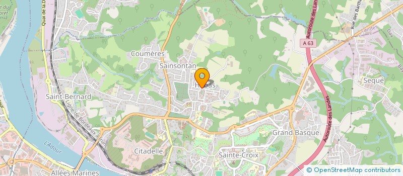 localisation de l'entreprise MONSIEUR SALIM LABIB  BAYONNE