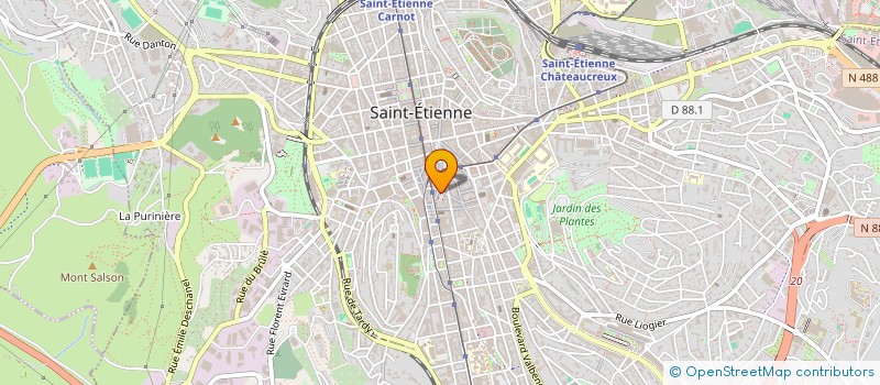 localisation de l'entreprise MONSIEUR SALIM LAKHDARI  SAINT-ETIENNE