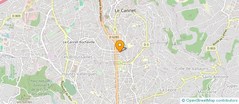 localisation de l'entreprise MONSIEUR SALIM LARRAIDJI à LE CANNET