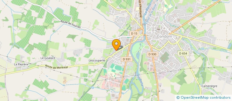 localisation de l'entreprise MONSIEUR SALIM LATIFI  CONDOM