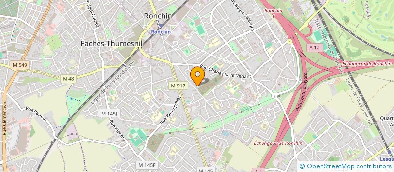 localisation de l'entreprise MONSIEUR SALIM LAZREG  RONCHIN