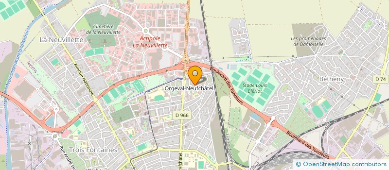 localisation de l'entreprise MONSIEUR SALIM LOUNI  REIMS