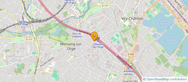 localisation de l'entreprise MONSIEUR SALIM MADAOUI à MORSANG-SUR-ORGE