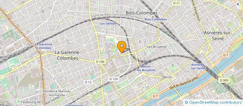 localisation de l'entreprise MONSIEUR SALIM MADI à BOIS-COLOMBES