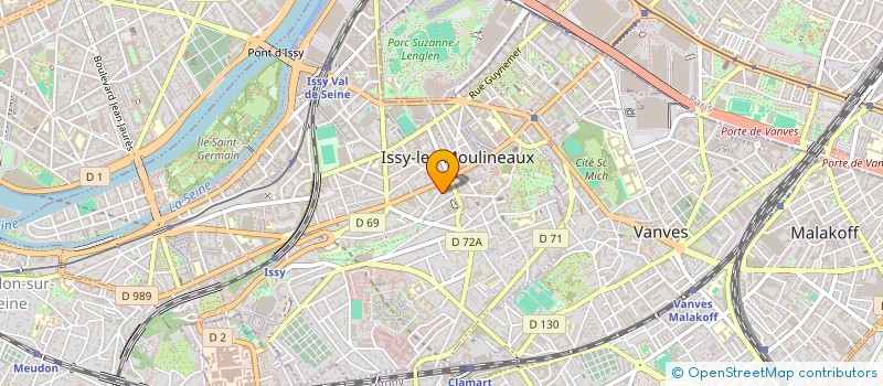localisation de l'entreprise MONSIEUR SALIM MAHDI à ISSY-LES-MOULINEAUX