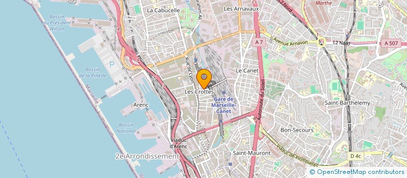 localisation de l'entreprise MONSIEUR SALIM MAIDA à MARSEILLE