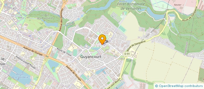 localisation de l'entreprise MONSIEUR SALIM MAOUCHE  GUYANCOURT