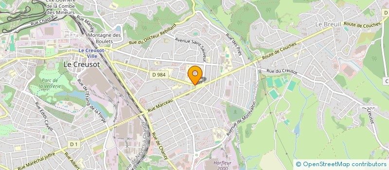 localisation de l'entreprise MONSIEUR SALIM MASRI  LE CREUSOT