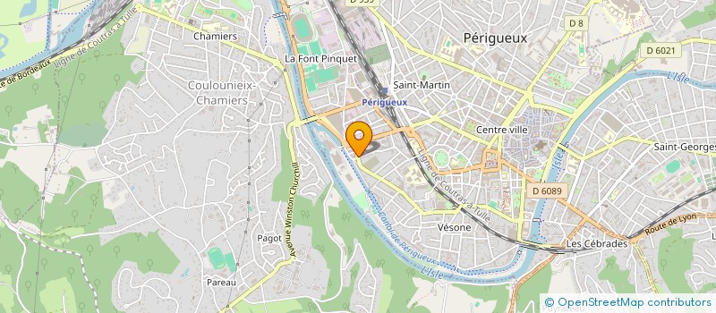 localisation de l'entreprise MONSIEUR SALIM MEDINA  PERIGUEUX