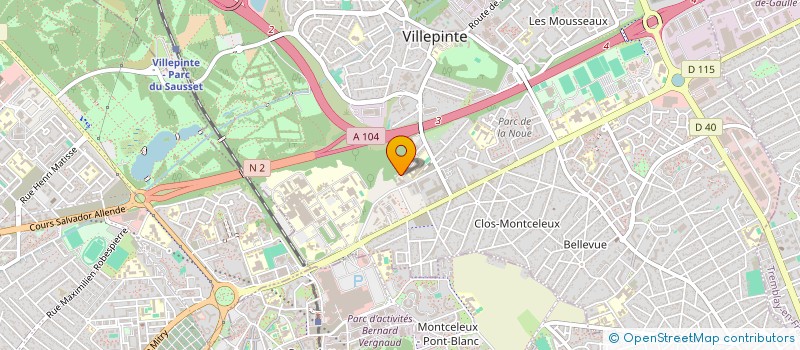localisation de l'entreprise MONSIEUR SALIM MEHDAOUI à VILLEPINTE