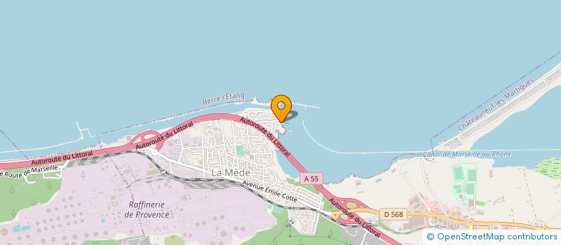 localisation de l'entreprise MONSIEUR SALIM MEZAGCHA  CHATEAUNEUF-LES-MARTIGUES