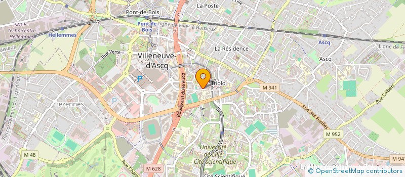 localisation de l'entreprise MONSIEUR SALIM MEZRAR  VILLENEUVE-D'ASCQ