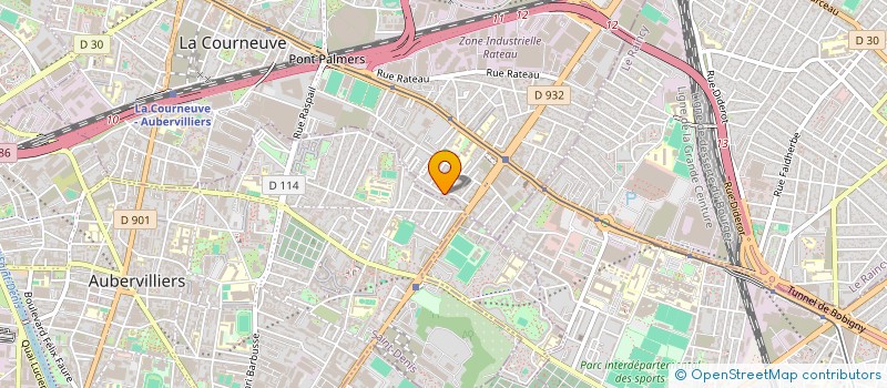 localisation de l'entreprise MONSIEUR SALIM MIAH à LA COURNEUVE