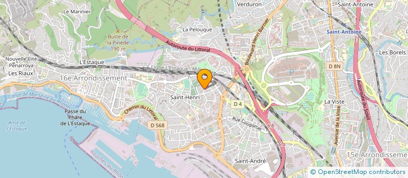 localisation de l'entreprise MONSIEUR SALIM MOHAMED ABDOU à MARSEILLE