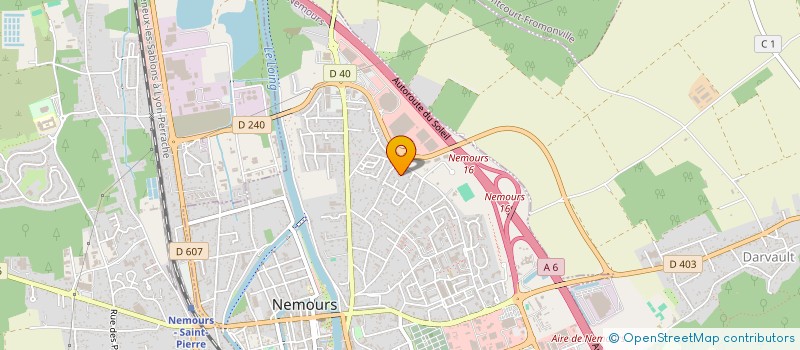 localisation de l'entreprise MONSIEUR SALIM MORHAN  NEMOURS