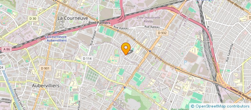 localisation de l'entreprise MONSIEUR SALIM MOUNIB à LA COURNEUVE