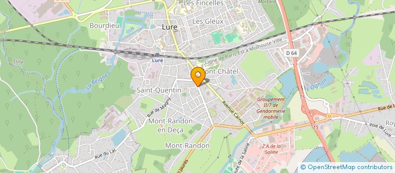 localisation de l'entreprise MONSIEUR SALIM NAIDJA  LURE