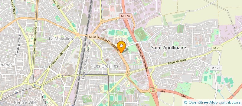 localisation de l'entreprise MONSIEUR SALIM OSMAN  DIJON