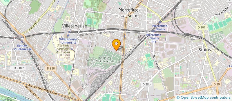 localisation de l'entreprise MONSIEUR SALIM OUARAS à PIERREFITTE-SUR-SEINE