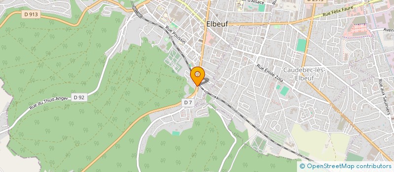 localisation de l'entreprise MONSIEUR SALIM OUERRAD  ELBEUF