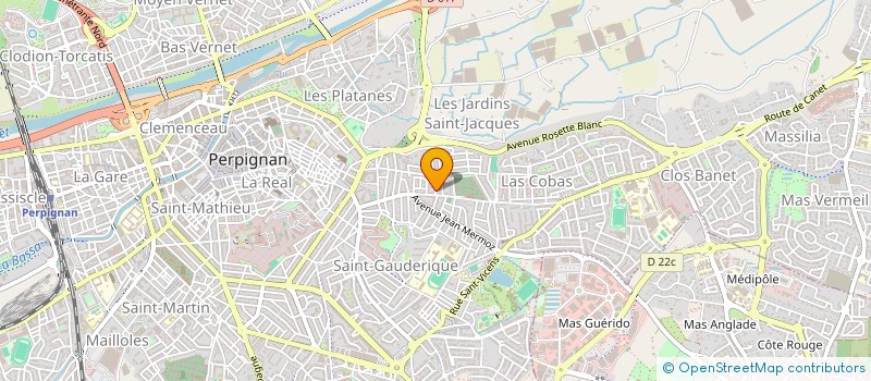 localisation de l'entreprise MONSIEUR SALIM OUJDARI  PERPIGNAN