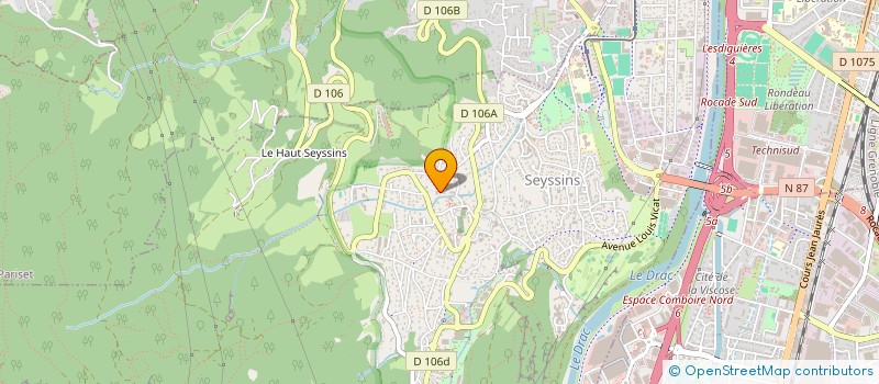 localisation de l'entreprise MONSIEUR SALIM OURIHANE à SEYSSINS