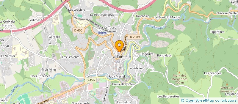 localisation de l'entreprise MONSIEUR SALIM RAHMOUNI  THIERS