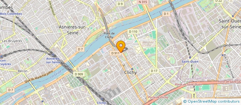 localisation de l'entreprise MONSIEUR SALIM RUFIEL à CLICHY