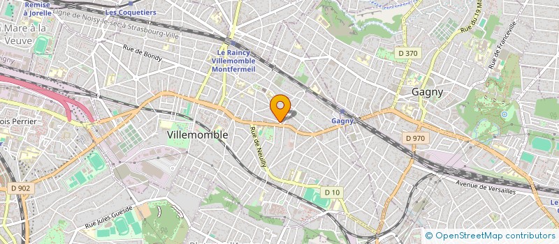 localisation de l'entreprise MONSIEUR SALIM SABEUR  VILLEMOMBLE