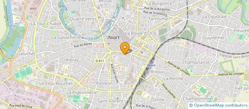 localisation de l'entreprise MONSIEUR SALIM SABLAOUI  NIORT