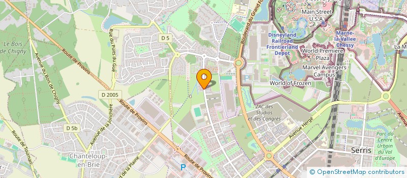 localisation de l'entreprise MONSIEUR SALIM SAIDANI  MONTEVRAIN